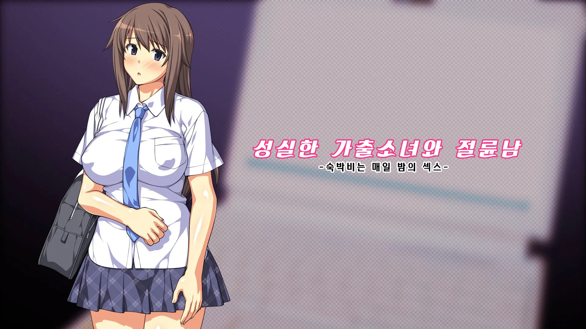 Majime Na Iede Musume To Zetsurin Otoko -Shukuhakudai Wa Maiyo No Sex- | 성실한 가출소녀와 절륜남 -숙박비는 매일 밤의 섹스-